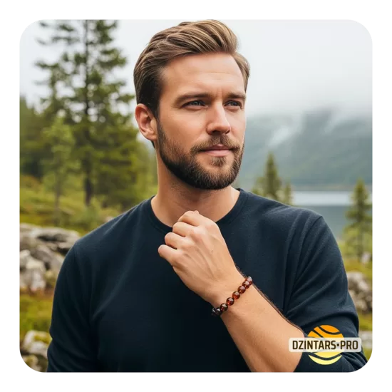 AMBER JEWELRY FOR MEN